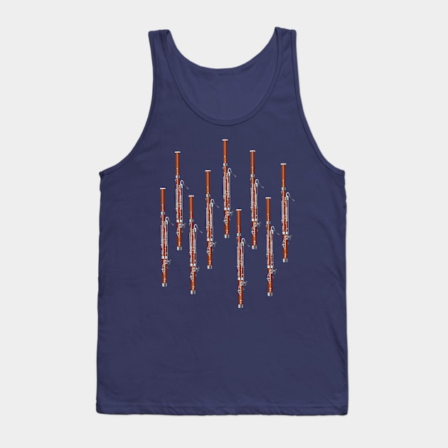 Bassoon on black Tank Top by kobyakov